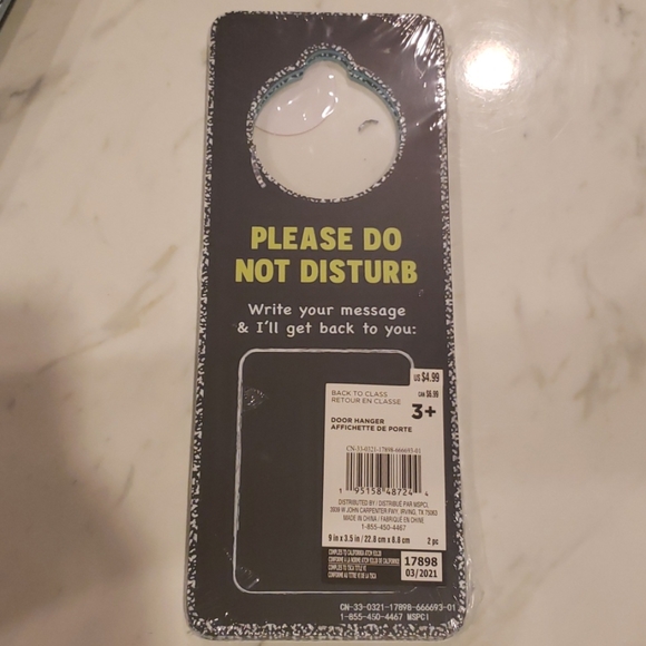 Reversible Door hanger - do not disturb - Picture 2 of 2